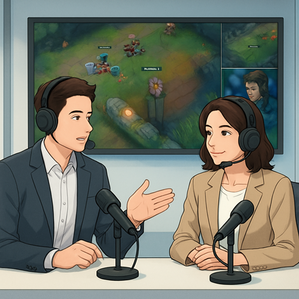 e스포츠 방송 이미지