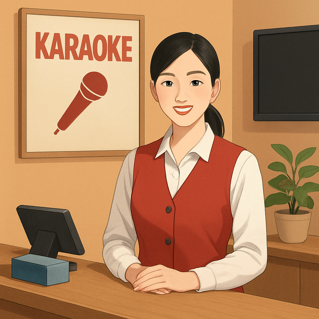 가라오케 직원 모집 이미지