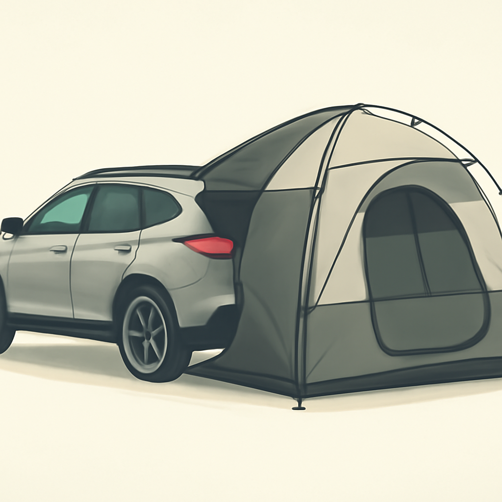 SUV camping tent image