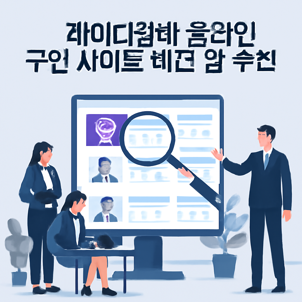 레이디알바 온라인 구인 사이트 비교 및 추천 이미지