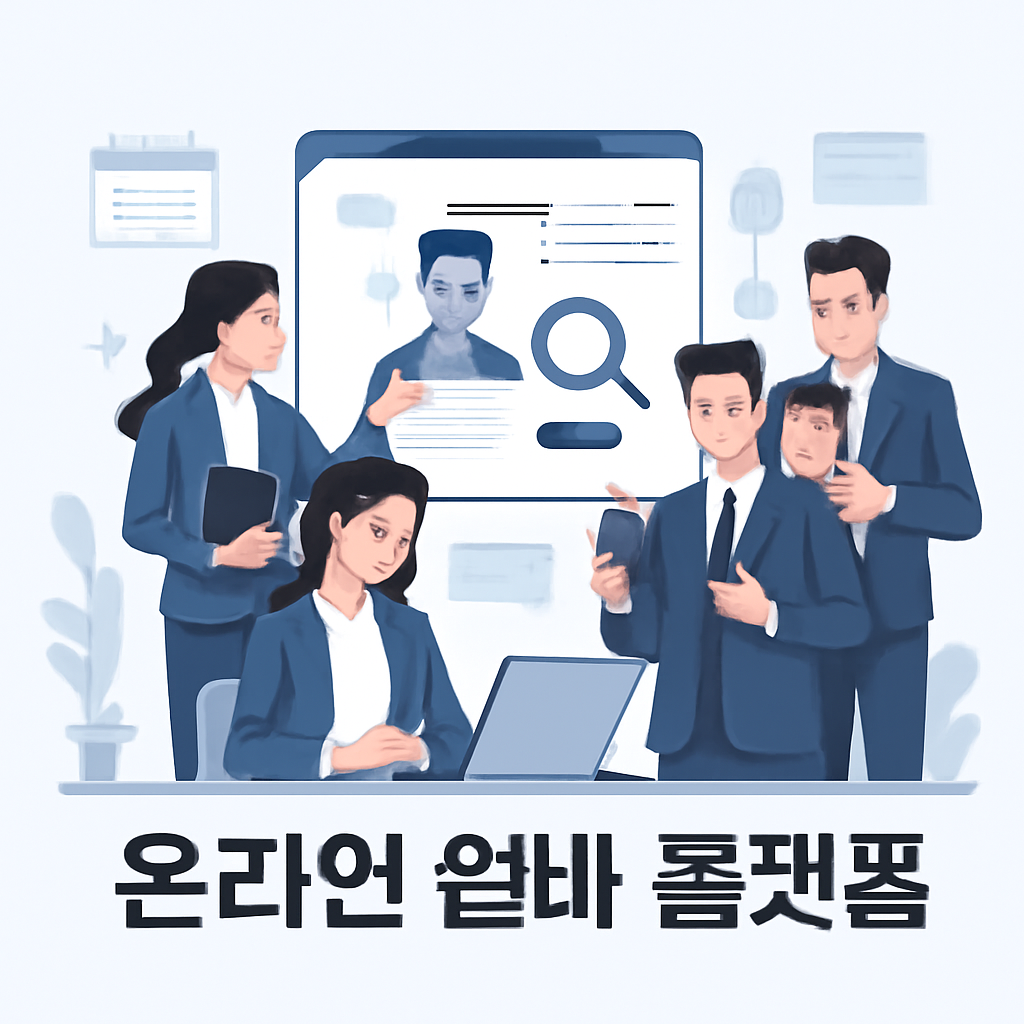 온라인 알바 플랫폼 이미지