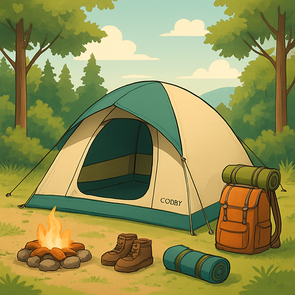 Coody tent setup image