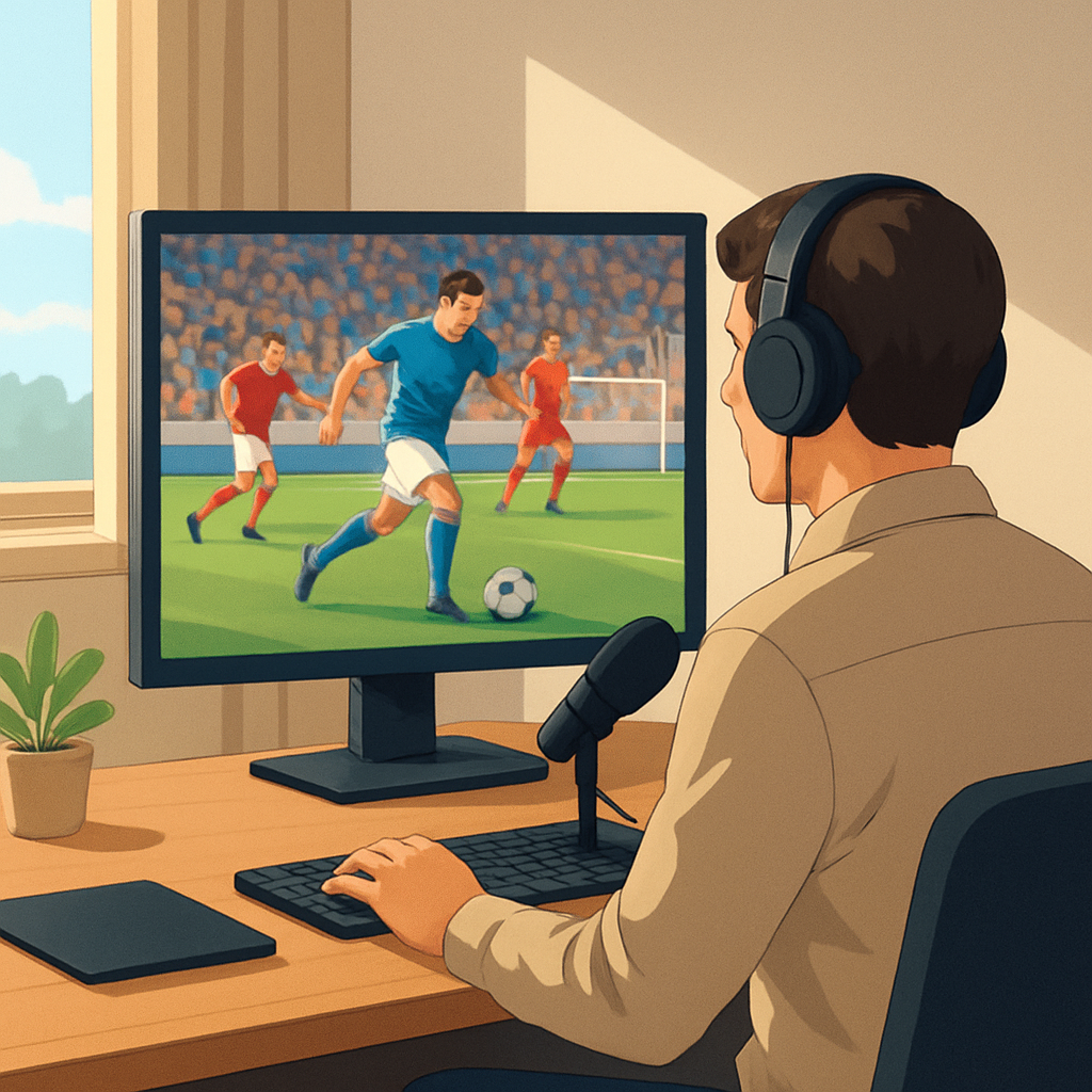 합법적인 스포츠 중계 서비스 이미지