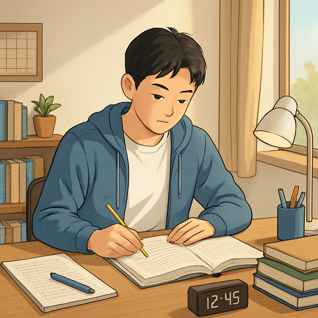 재수 공부 루틴 이미지